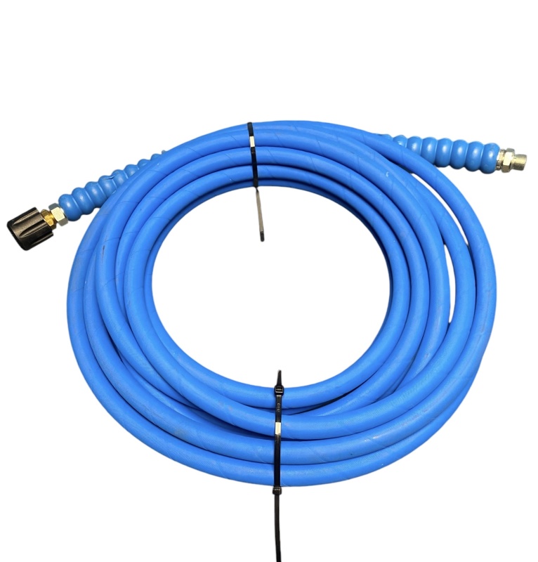 10m 3/8 Blue High Pressure Twin Wired Hose