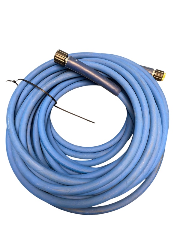 20m M22  3/8 High Pressure Blue Twin Wired Hose