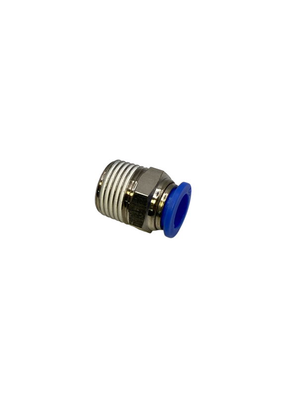 Vale Hex Body Male Stud Coupling 12mmOD x 1/2'' (BSPT)