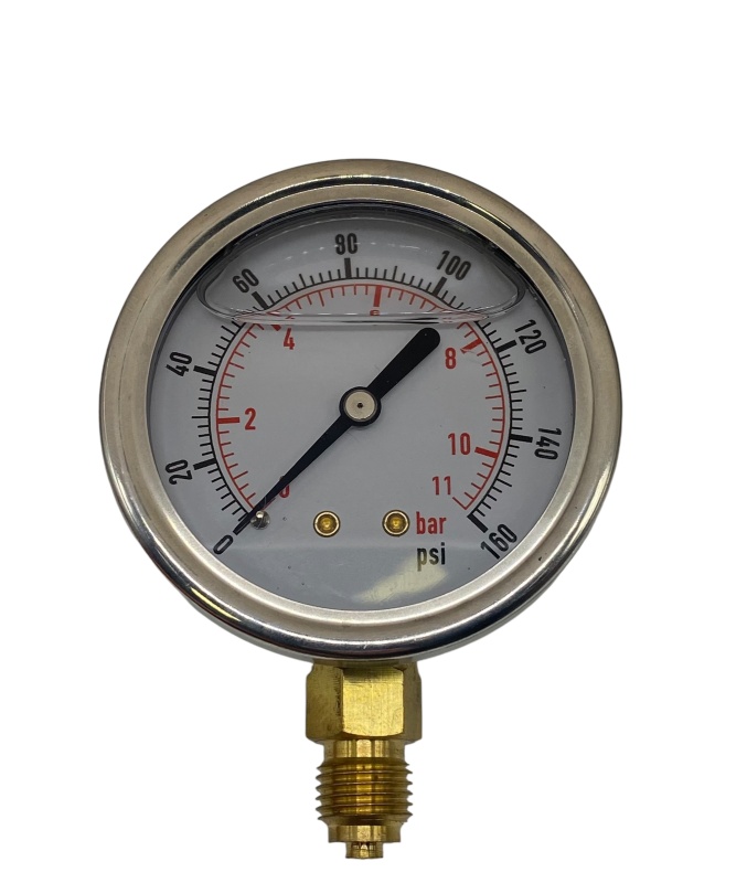 Bottom Entry Pressure Gauge- 160 Bar